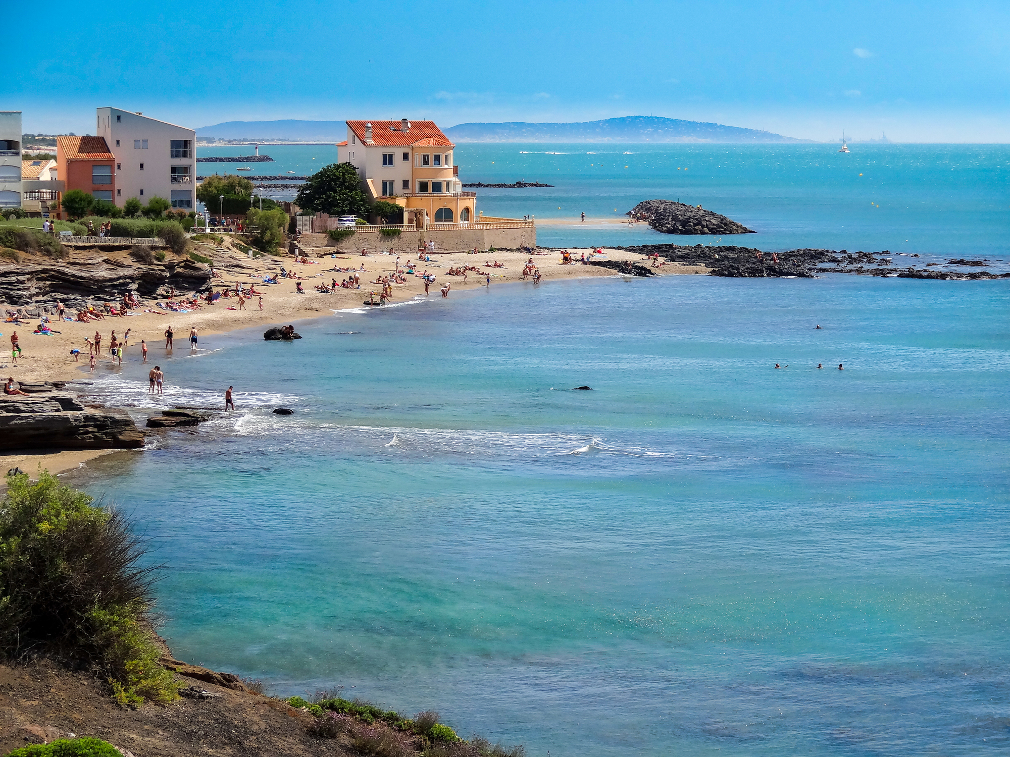 The tip of The Cap d'Agde 